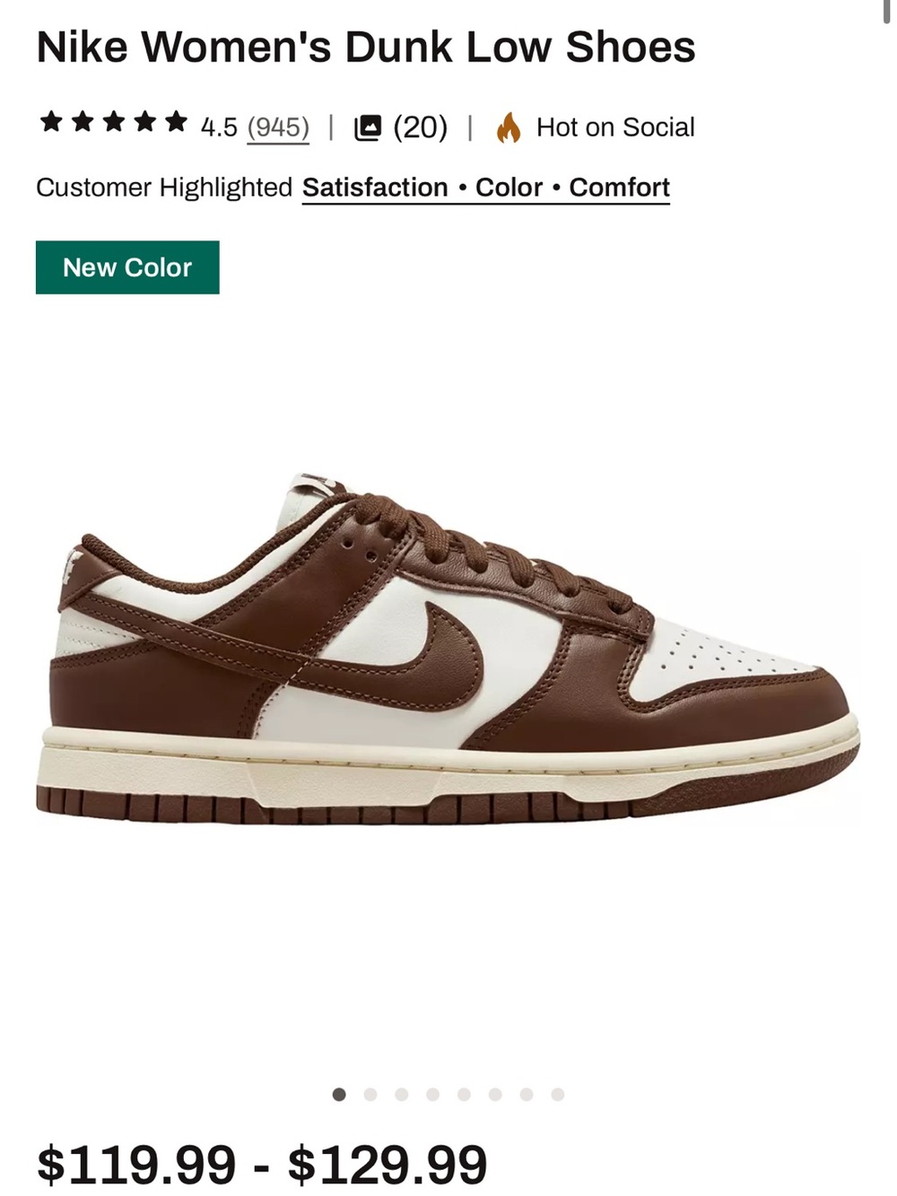 Nike Women's Dunk Low Cacao